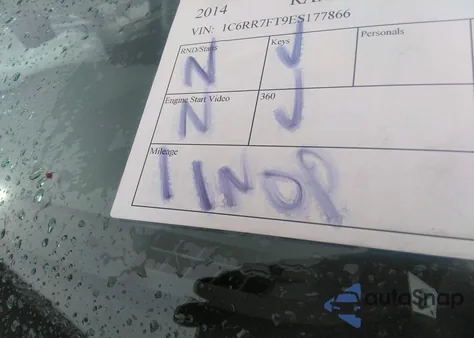 2014 Ram 1500 Express из США, поврежденный, VIN 1C6RR7FT9ES177866